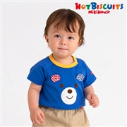 【SALE】[ベビー]Ｔシャツ　ロイヤルブルー　[ミキハウス　ホットビスケッツ]