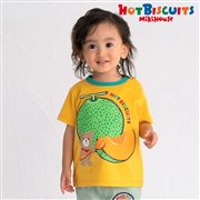 【SALE】[ベビー]Ｔシャツ　イエロー　[ミキハウス　ホットビスケッツ]