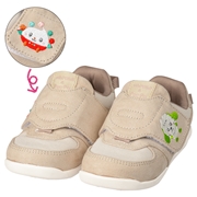 【SALE】[13.0~14.5cm]いないいないばあっ！瞬足足育ベビーＪＢ－１４３ ベージュ