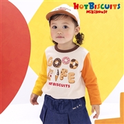 再値下!!【SALE】[ベビー]Ｔシャツ　アイボリー　[ミキハウス　ホットビスケッツ]