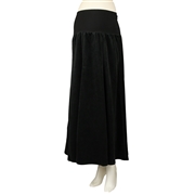 再値下!!【SALE】カットベロアフレアスカート　ブラック