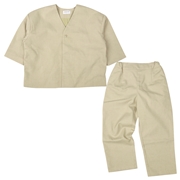 再値下!!【SALE】[キッズ]ノーカラージャケットパンツセットアップ　ベージュ