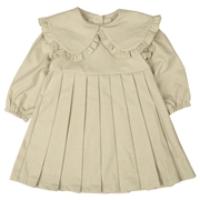 再値下!!【SALE】[キッズ]ワンピース　大襟　ベージュ