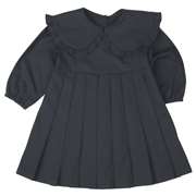 【SALE】[キッズ]ワンピース　大襟　ネイビー