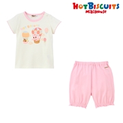 [ベビー] Tシャツ&6分丈パンツセット ピンク[ミキハウス　ホットビスケッツ]