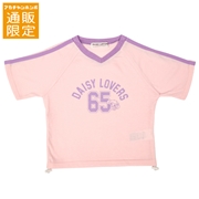 【SALE】【通販限定】[ジュニア]Ｖネックナンバリング半袖Ｔシャツ　ＤＡＩＳＹ　ＬＯＶＥＲＳ(デイジーラバーズ）　ピンク