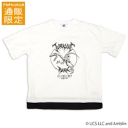 【SALE】【通販限定】[ジュニア]裾レイヤード半袖Ｔシャツ　ジュラシックパーク　オフホワイト