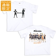 【SALE】【通販限定】[ジュニア]鳥野シルエット柄半袖Ｔシャツ　ＭＩＫＡＳＡ×ハイキュー!!　オフホワイト