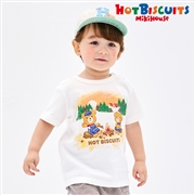 【SALE】[かぞくおそろい] [キッズ] Ｔシャツ グリーン　[ミキハウス　ホットビスケッツ]