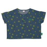 【SALE】[キッズ]抜染デニムＴシャツＰＣＨＹ×mahochan ブルー