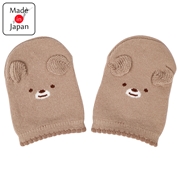 はずれにくいミトン　くま　ブラウン