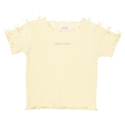 【SALE】[キッズ]リボンリブＴシャツ オフホワイト