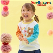 【SALE】[ベビー] Ｔシャツ マルチカラー　[ミキハウス　ホットビスケッツ]
