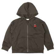 【SALE】[キッズ]パーカー　速乾　チャコールグレー