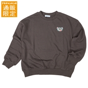 【SALE】【通販限定】[ジュニア]スウェットシャツ　エンジェルブルー　チャコールグレー