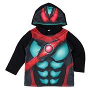 【SALE】[キッズ]変身パーカー　仮面ライダー　ブラック