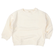 【SALE】[キッズ]長袖　トレーナー　ニットコール　アイボリー