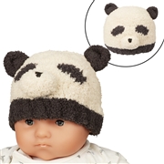 【SALE】[40～48cm]ニット帽　アニマルモコモコ パンダ