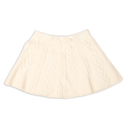 再値下!!【SALE】[ベビー]ニットスカート オフホワイト