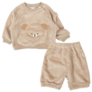 再値下!!【SALE】[ベビー]カービングセットアップ ベージュ