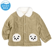 【SALE】[ベビー]中綿ジャケット　ニットコール ベージュ