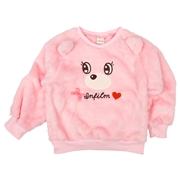 再値下!!【SALE】[キッズ]ＩＦ　トレーナー　リボンハート　ピンク