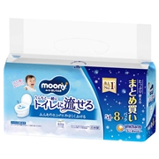 ムーニー おしりふき トイレに流せる 54枚×8個