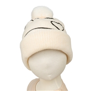 再値下!!【SALE】[48~54cm]ニット帽　コードモチーフ オフホワイト