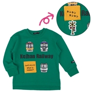 再値下!!【SALE】[キッズ]２５ＨＨ裏毛京阪仕掛けトレ－ナ－ グリーン