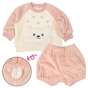 再値下!!【SALE】[ベビー]アニマルポケット ピンク