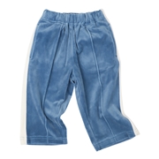 【SALE】[ベビー]ベロアパンツ　PCHY ブルー