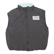 【SALE】[キッズ]中綿ベスト　PCHY チャコールグレー