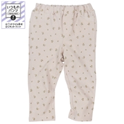 【SALE】[キッズ]いつものパンツ　７分丈　ニットツイル　柄　ピンク