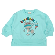 【SALE】[ベビー]スウェットシャツ　ダダンダン　サックス