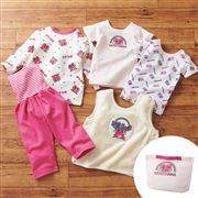 再値下!!【SALE】[お楽しみ袋]お着替え応援５点セット　けけちゃま　レッド