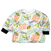 再値下!!【SALE】[キッズ]INFILM　長袖Tシャツ　スプレー　オフホワイト