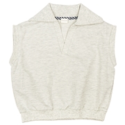 再値下!!【SALE】[キッズ]ベスト　衿付き　グレー
