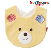 [ベビー] スタイ 日本製 イエロー [ミキハウス　ホットビスケッツ]