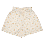 【SALE】[キッズ]ショートパンツ　花柄 イエロー