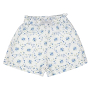 【SALE】[ベビー]ショートパンツ　花柄 ブルー