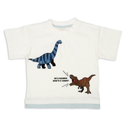 【SALE】[キッズ]半袖Tシャツ　サガラ刺繍　アイボリー