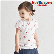 [ベビー] Ｔシャツ ホワイト[ミキハウス　ホットビスケッツ]
