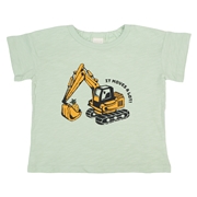 【SALE】[ベビー]半袖Tシャツ　パネル　キミドリ