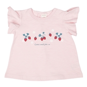 【SALE】[ベビー]半袖Tシャツ　パネル　ピンク