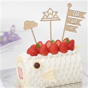 再値下!!【SALE】木製ケーキトッパー　こどものひ