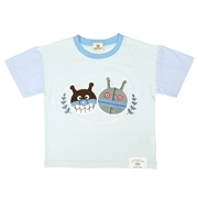 【SALE】[ベビー]半袖Ｔシャツ　サガラ　アンパンマン　サックス
