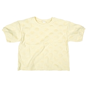 再値下!!【SALE】[キッズ]半袖Ｔシャツ　パイルジャガード　クリーム