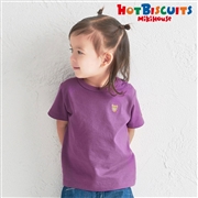 [ベビー] Ｔシャツ パープル[ミキハウス　ホットビスケッツ]