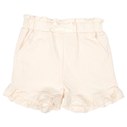 【SALE】[キッズ]ショートパンツ　裾フリル　アイボリー