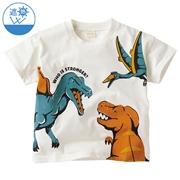 【SALE】[キッズ]半袖　Ｔシャツ　遮熱　集合パネル　オフホワイト